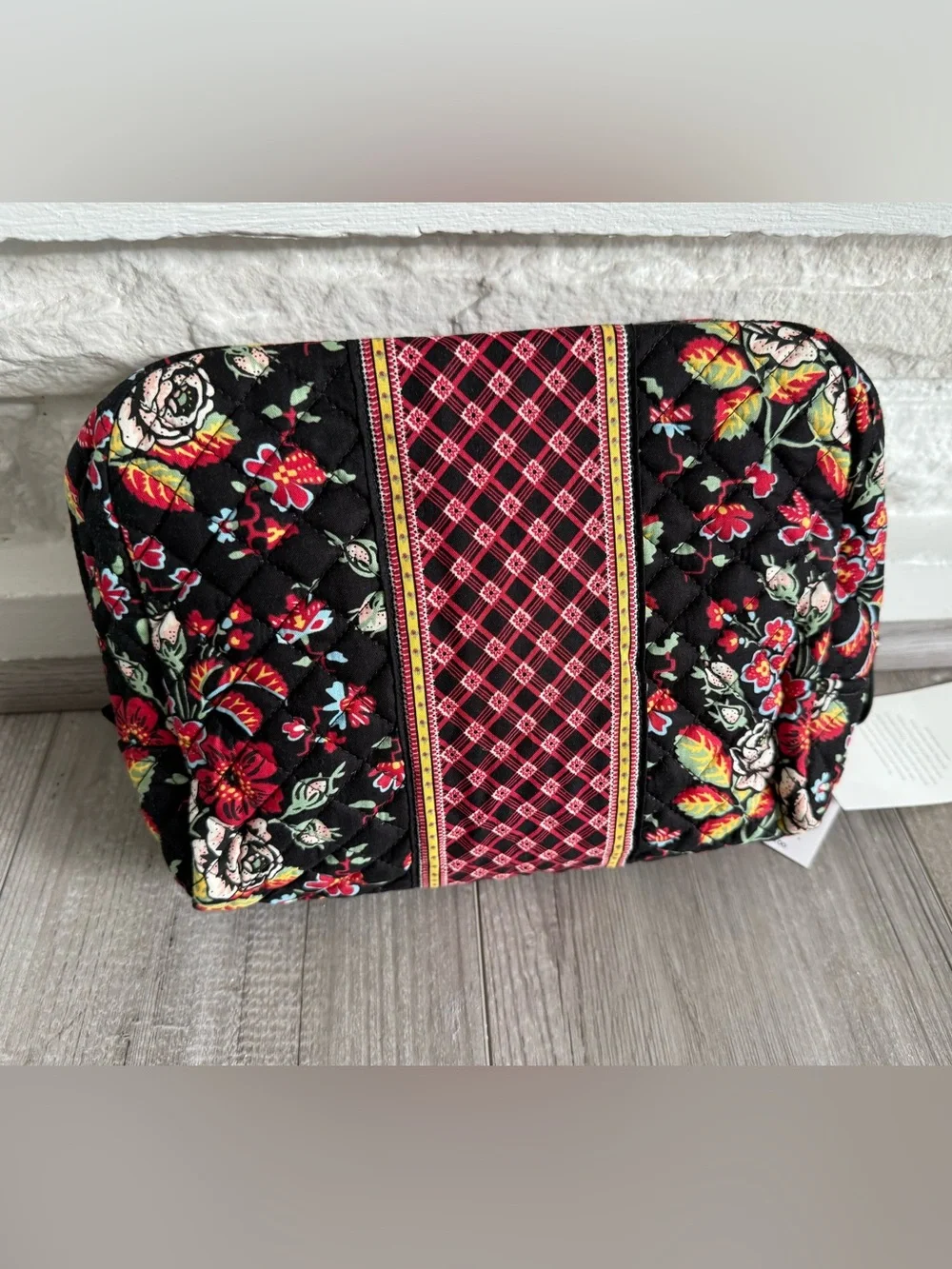 Vera Bradley Iconic Large Cosmetic Bag in Anastasia Limited Edition NWT